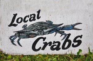Local Crabs Sign