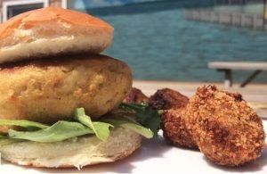 Outdoor Dining Chesapeake Bay Crab Cake